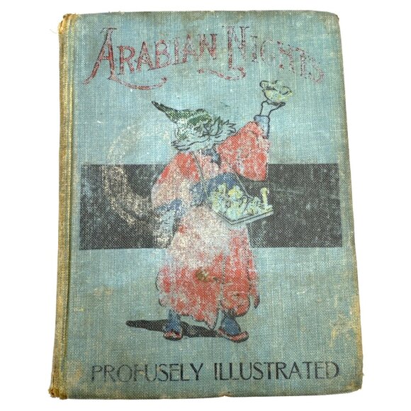 1900? Arabian Nights - Varied Authors | Fairytales Book Aladdin Profusely Illust - Picture 1 of 6